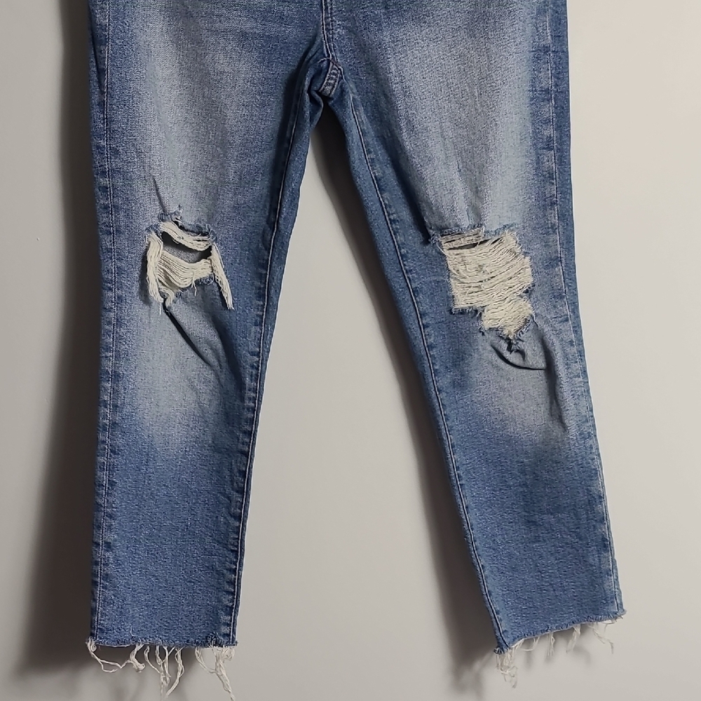 MADEWELL The perfect Vintage High Rise Straight Leg Distressed Size 26P - Picture 5 of 16